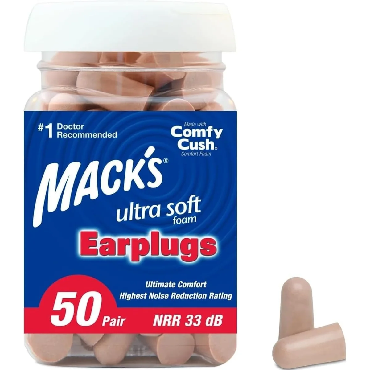 Foam earplugs — Teahouse walls are plywood and someone always snores