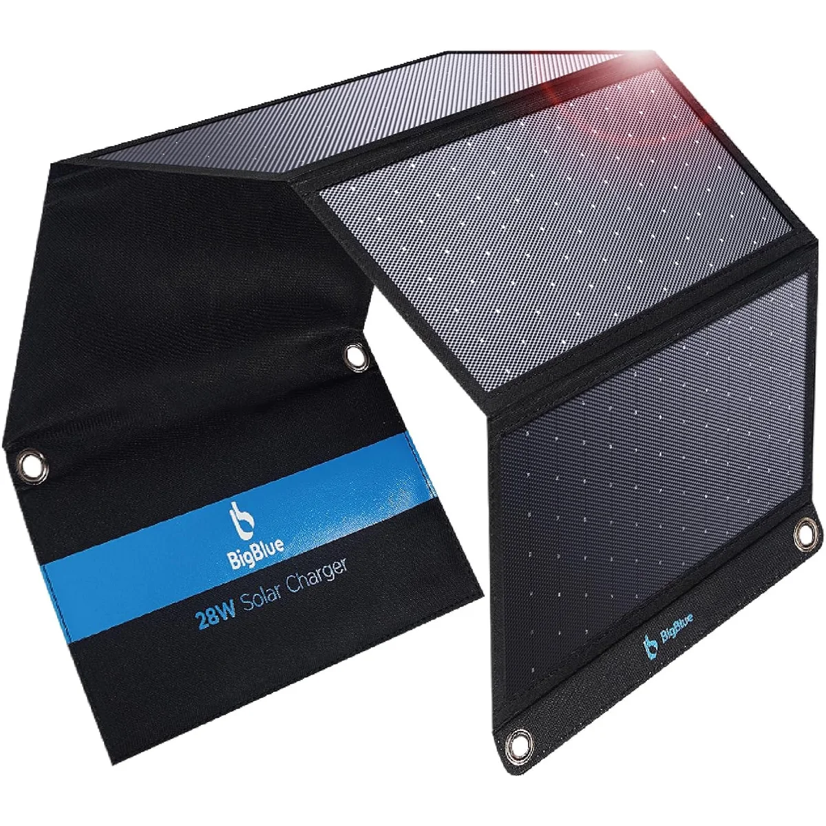 BigBlue 28W Solar Charger — For expedition camps where there is no lodge at all