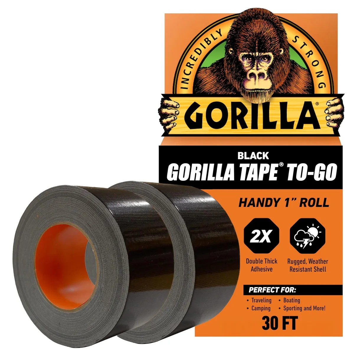 Tape and a small repair kit — Splits a boot, a pole, a mat and a duffel back together