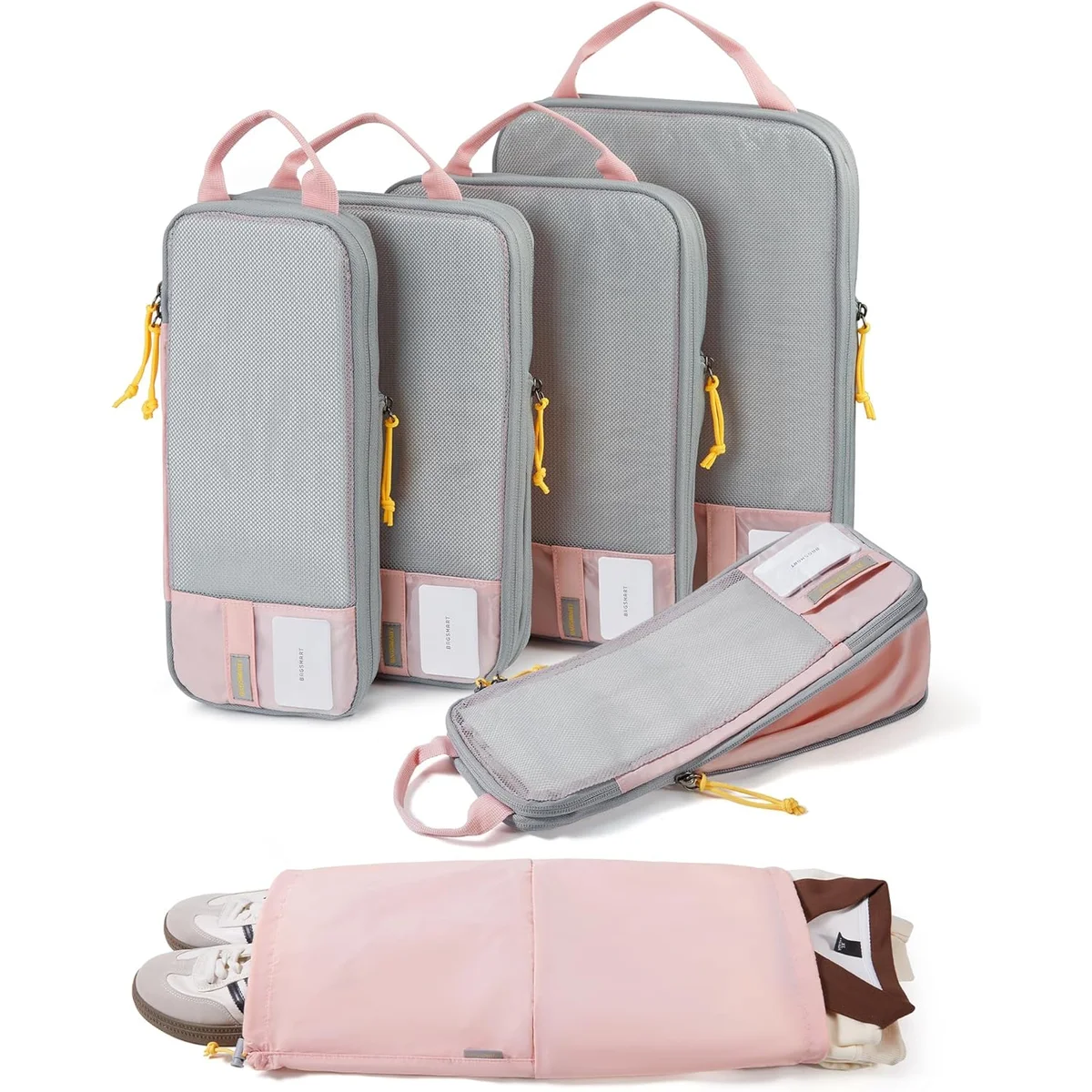 Packing cubes (set of 4) — Finding a clean shirt without emptying the duffel