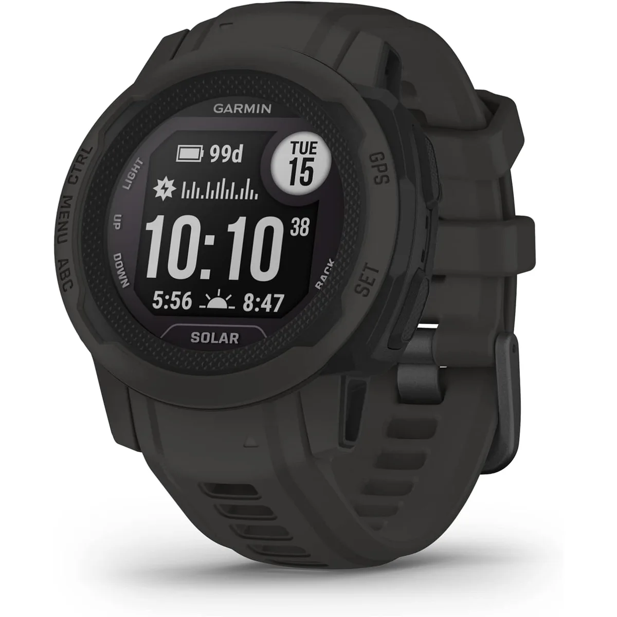 Garmin Instinct 2 Solar — Altitude, sunrise and a battery that outlasts the trek