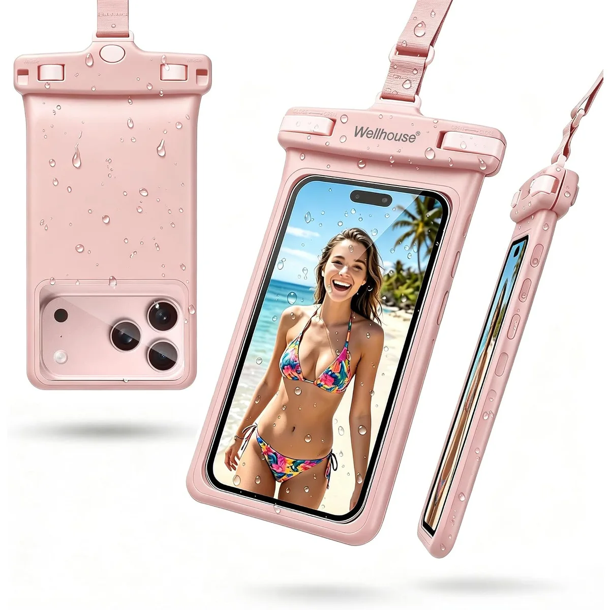 Waterproof phone pouch (IPX8) — For monsoon walking and river crossings