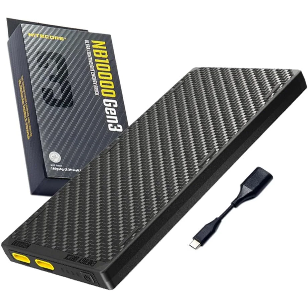 Nitecore NB10000 Gen 3 — Two phone charges for the weight of a phone
