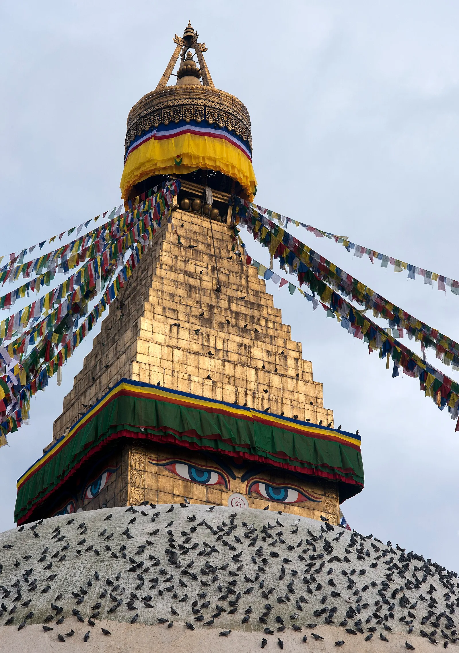 Why Four Pairs of Giant Painted Eyes Watch You From Every Direction in Kathmandu
