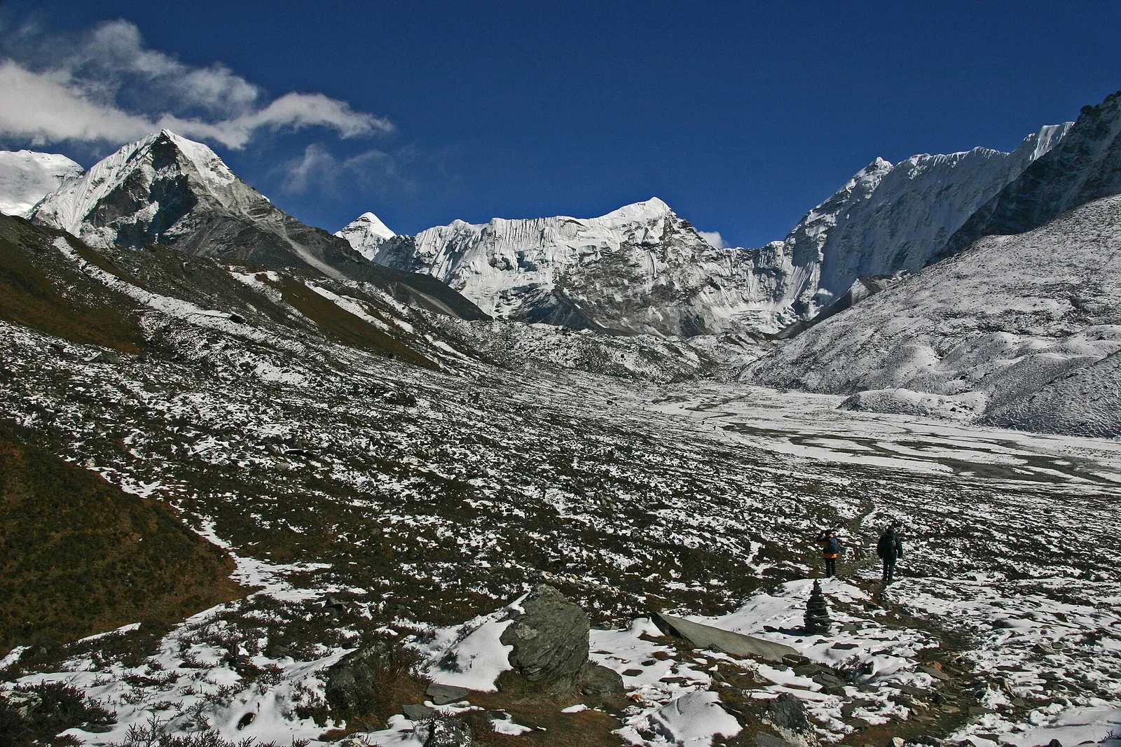 Island Peak (Imja Tse) in the Everest region, Nepal