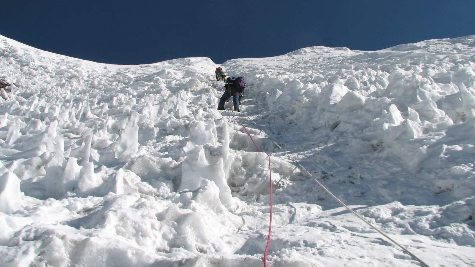 Island Peak (Imja Tse, 6,189 m) above Chhukung and the Imja valley in the Khumbu (Everest region), Nepal — reached via Lukla and unaffected by the 2026 Rasuwa flood
