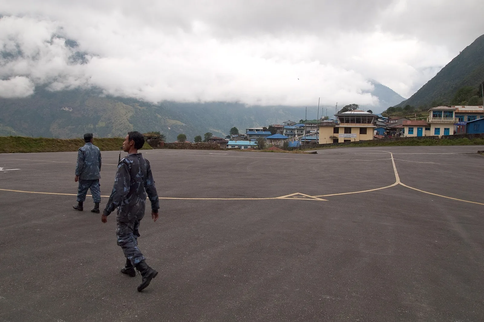 Lukla Tenzing-Hillary Airport, gateway to Everest, Nepal