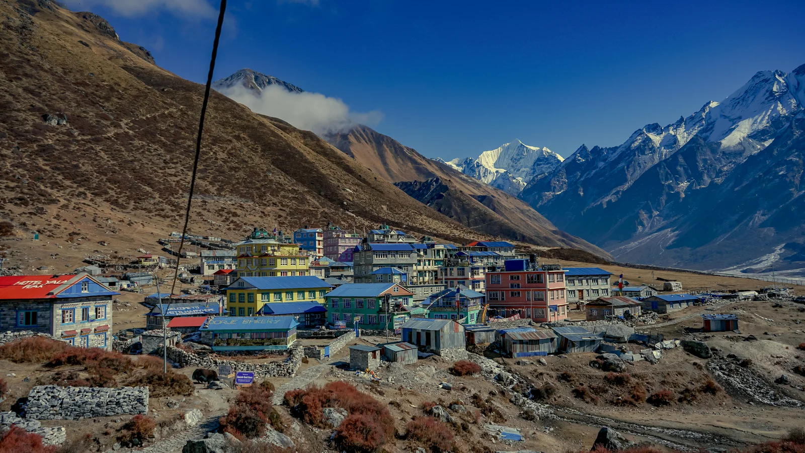 Kyanjin Gompa Village in Langtang