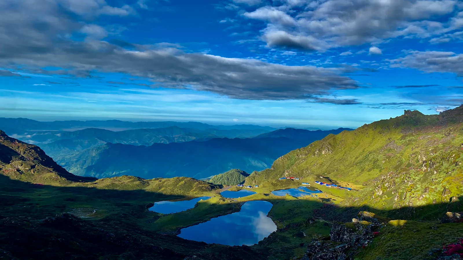 Panch Pokhari as seen from the Viewpoint